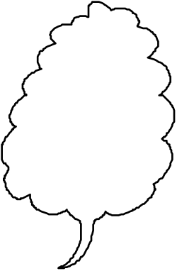 White Speech Bubble Clipart: Perfect for Dialogue and Communication