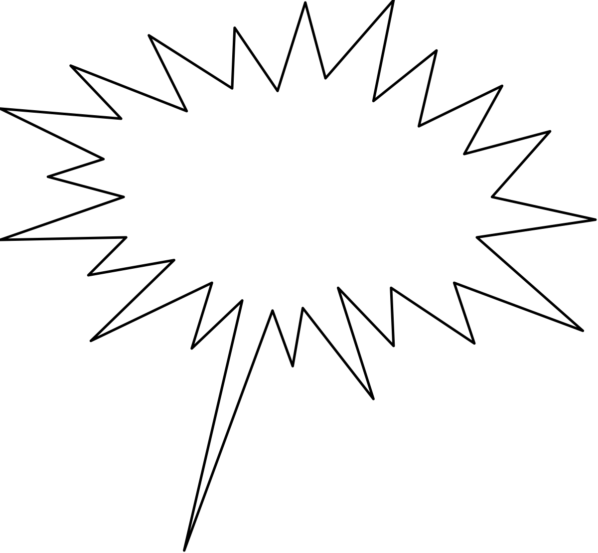 White Speech Bubble on Black Background - Perfect for Communication Graphics