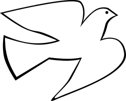 Dove Clipart: Elegant White Doves for Peaceful Designs