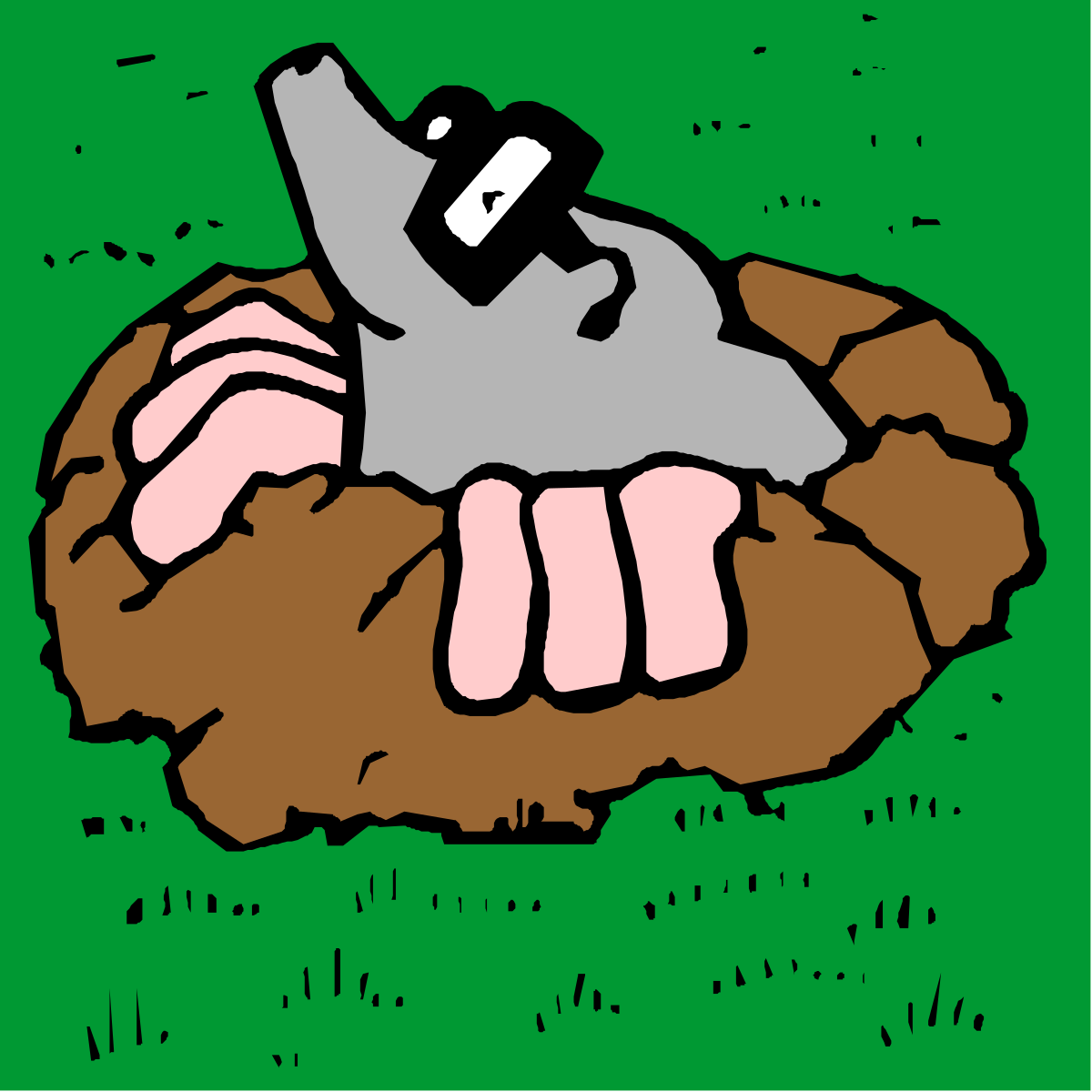 a bird is sitting on a rock clip art png transparent Bird Sitting on a Rock - Nature Clipart Illustrations