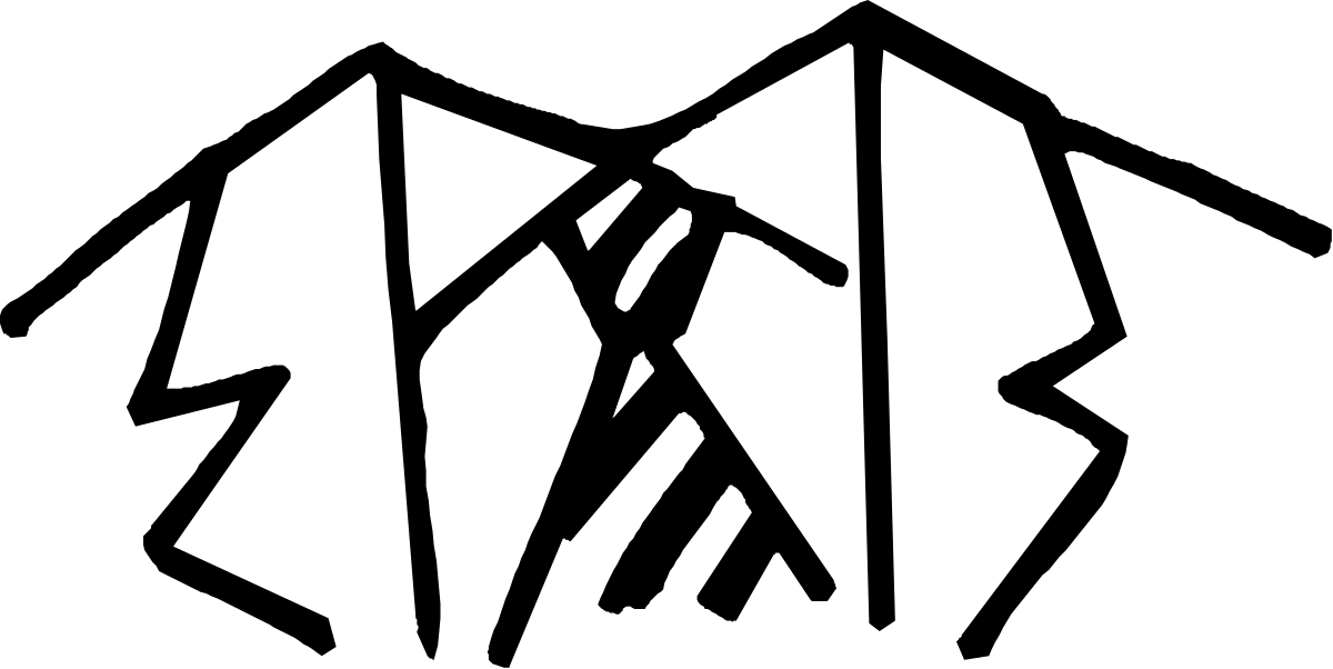 Black and White Triangle Logo Clipart for Versatile Branding