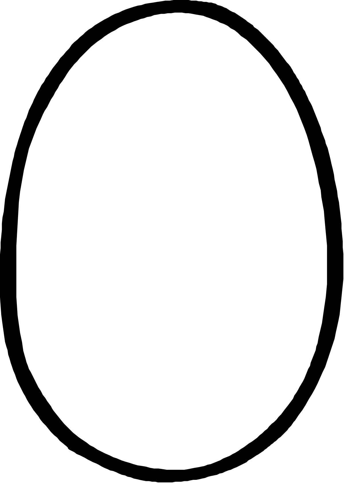 White Circle on Black Background Clipart for Versatile Uses