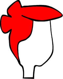 Red Bow Hat Clipart  Stylish Accessory for Your Designs