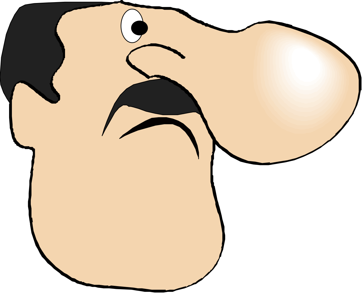 Mustache Clipart: Unique Man with Mustache Illustrations