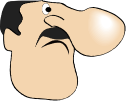 Mustache Clipart: Unique Man with Mustache Illustrations