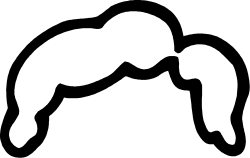 Bearded Man Silhouette Clipart for Versatile Designs