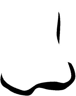 Silhouette Bell Clipart - Elegant White Design for Creative Projects