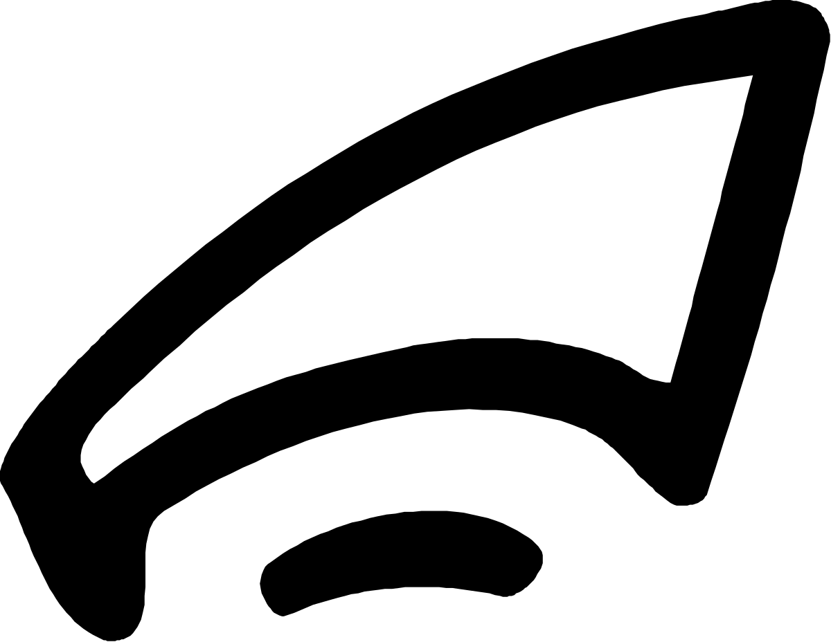 White Arrow Icon on Black Background - Versatile Clipart for Your Projects