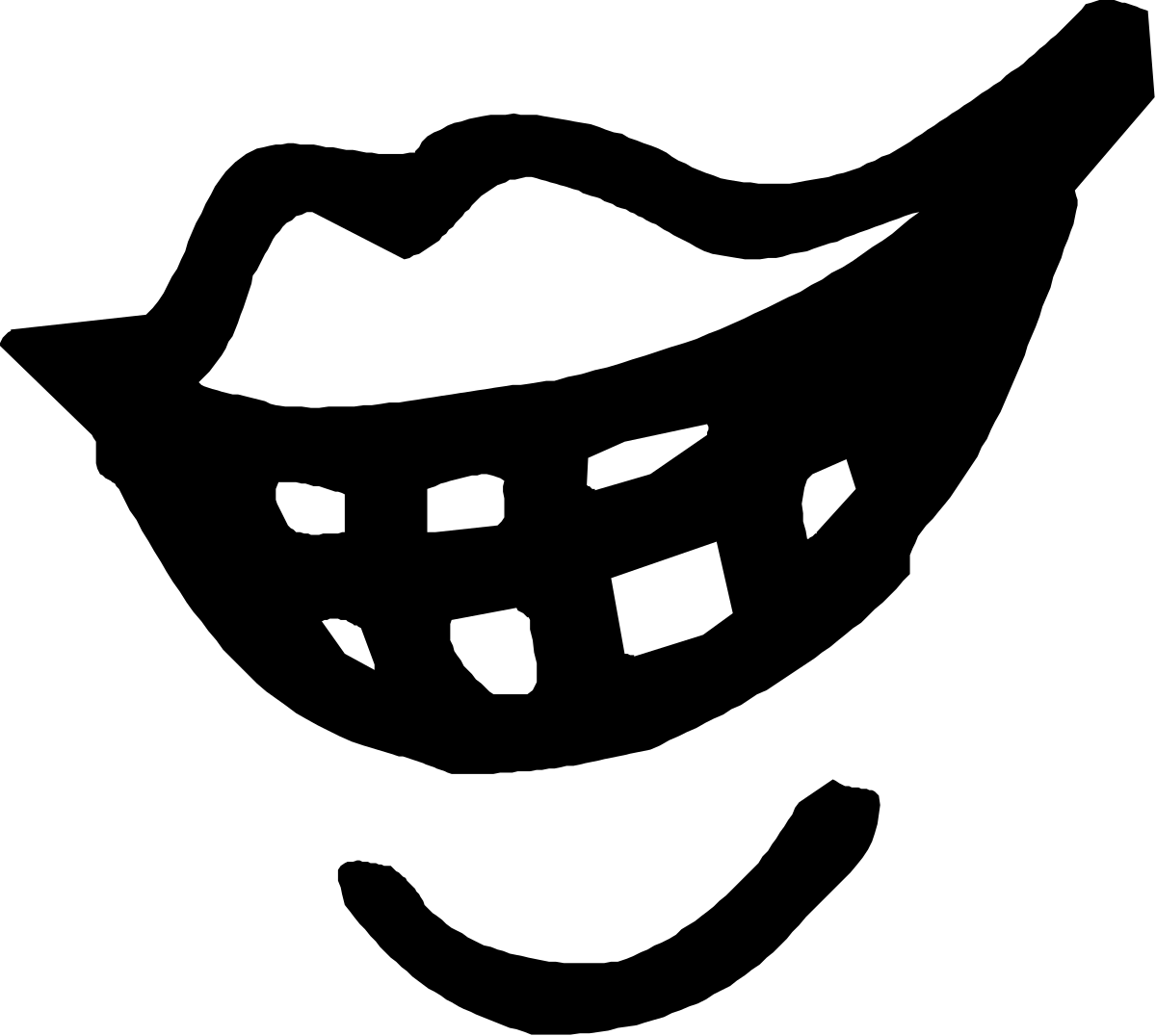 a black and white image of a face clip art png transparent Black and White Face Clipart - Versatile Graphic for Your Projects