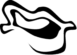Dove Clipart - Elegant White Dove on Black Background