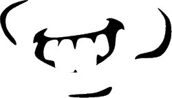 Black and White Cat Logo Clipart - Elegant Feline Design