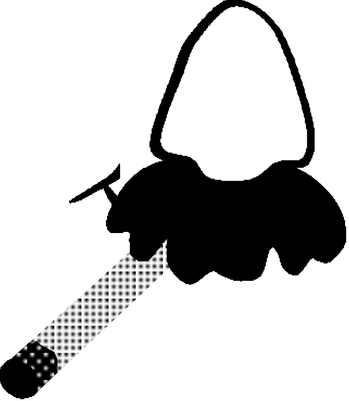 a black and white checkered pattern on a black background clip art png transparent Black and White Checkered Pattern on Black Background - Stylish Clipart