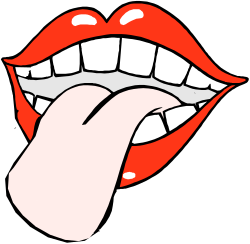 Red Lipstick Woman's Mouth Clipart for Vibrant Designs