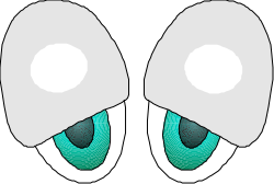 Green Eyes Clipart: Animated Expressive Eye Graphics