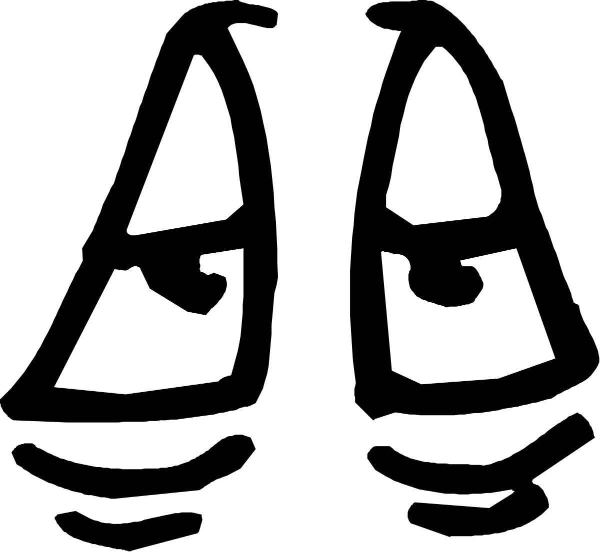 a pair of white silhouettes on a black background clip art png transparent White Silhouettes on Black Background - Elegant Clipart Designs