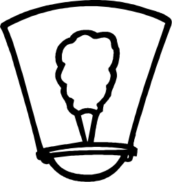Silhouette of a Man's Head Black and White Clipart