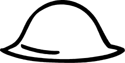 White Bell Icon on Black Background - Elegant Clipart