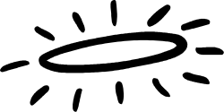 Alien Clipart: Large Black and White Extraterrestrial Illustration