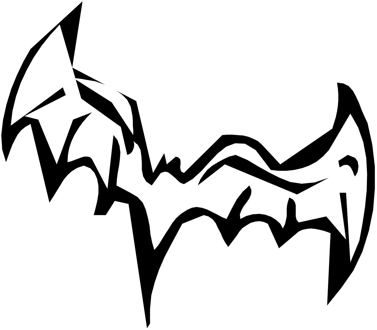 a white silhouette of a mountain with a black background clip art png transparent Mountain Silhouette Clipart - White Mountain Against Black Background