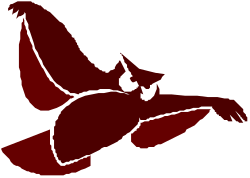 Red Bird Flying in the Air Clipart for Vibrant Designs