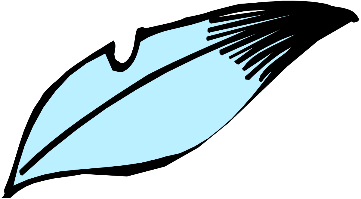 a feather on a black background clip art png transparent Feather on Black Background - Elegant Clipart for All Your Needs