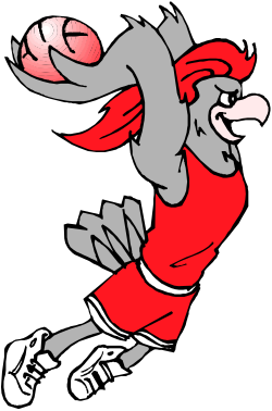 Cartoon Character in Red Shirt and White Shorts - Playful Clipart Illustration