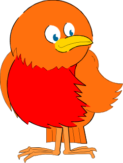 Cartoon Bird with Big Beak - Playful Clipart for Creative Projects