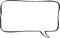 White Speech Bubble Clipart for Clear Communication