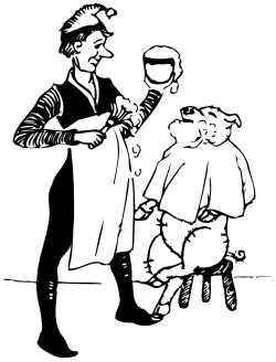 Black and White Tiger Clipart for Digital Use