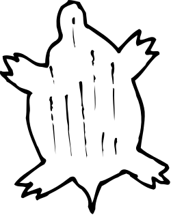 White Silhouette of a Person on Black Background - Ideal Clipart for Presentations