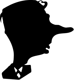 Clock Clipart: Elegant Black and White Timepiece Design
