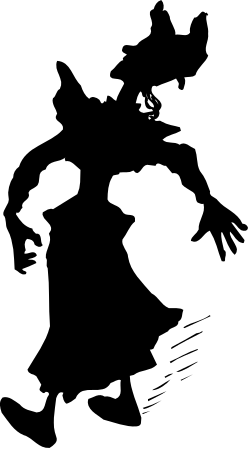 White Bird on Black Background Clipart - Elegant Minimalist Design