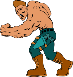 Cowboy Dancing Clipart: Dynamic Western Scene