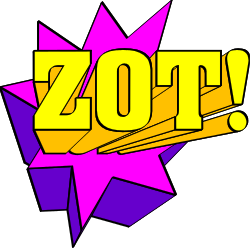 Cartoon Style Text with Star Centerpiece Clipart
