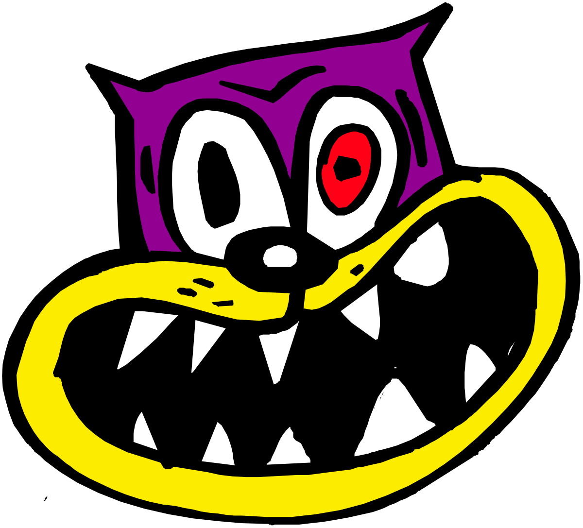 a cartoon cat with a big smile on its face clip art png transparent Cartoon Cat Clipart: Big Smile, Playful Expression