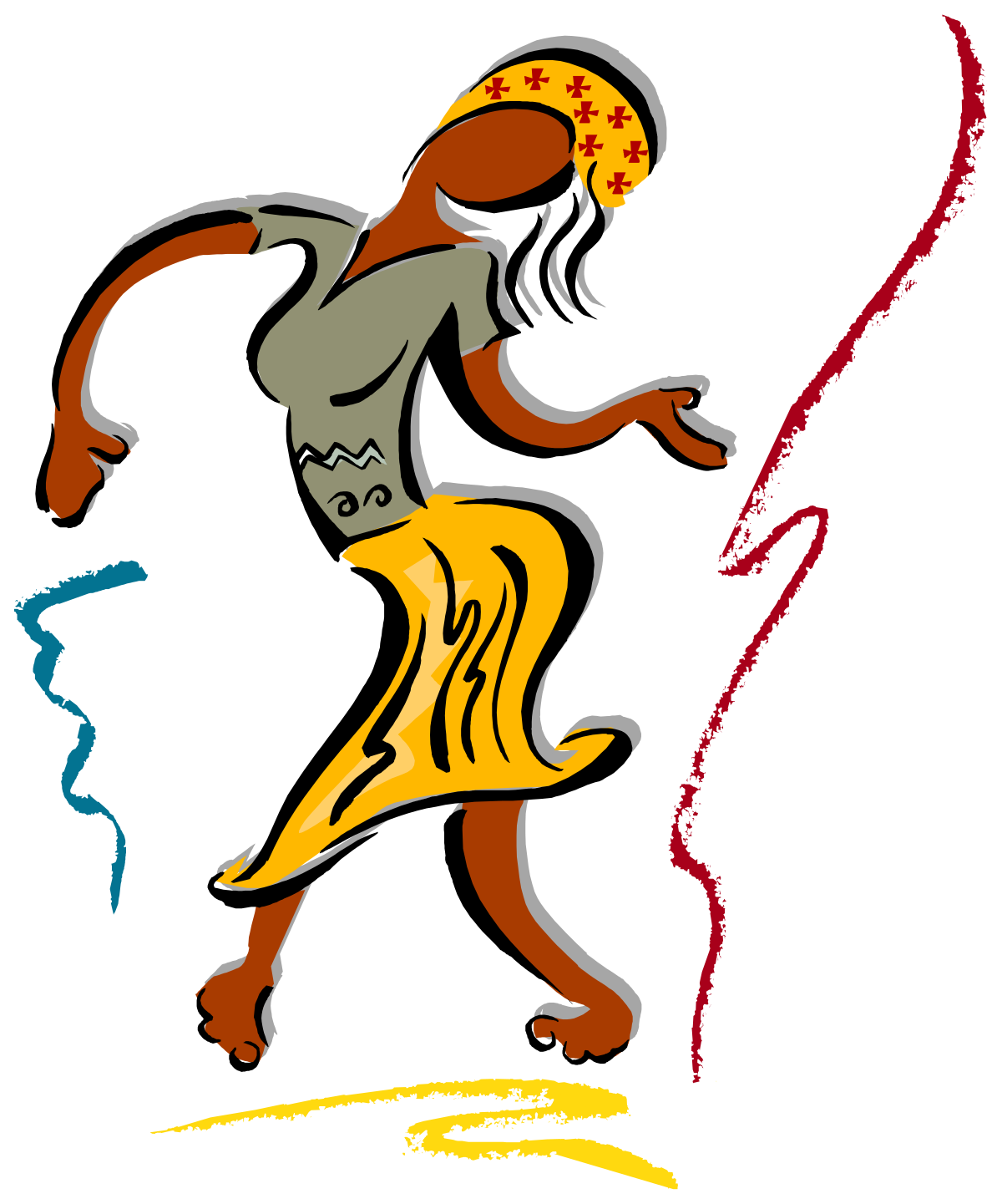 a drawing of a man with a sword clip art png transparent Man with Sword Clipart: Dynamic Armored Warrior Illustration