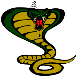 Open-Mouth Snake Clipart: Vibrant and Striking Design