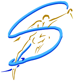 Surfboard Clipart: Man Surfing on Waves