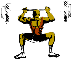 Man Sitting on Chair with Hands Up - Dynamic Clipart for Creative Projects