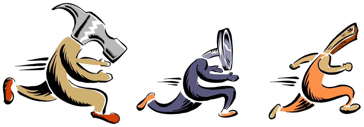 Colorful Animals Running Together Clipart