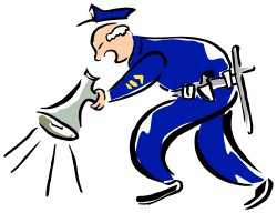 Man in Blue Suit with Shovel Clipart: Perfect for Professional Themes