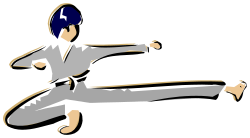 Karate Pose Clipart: Dynamic Martial Arts Action