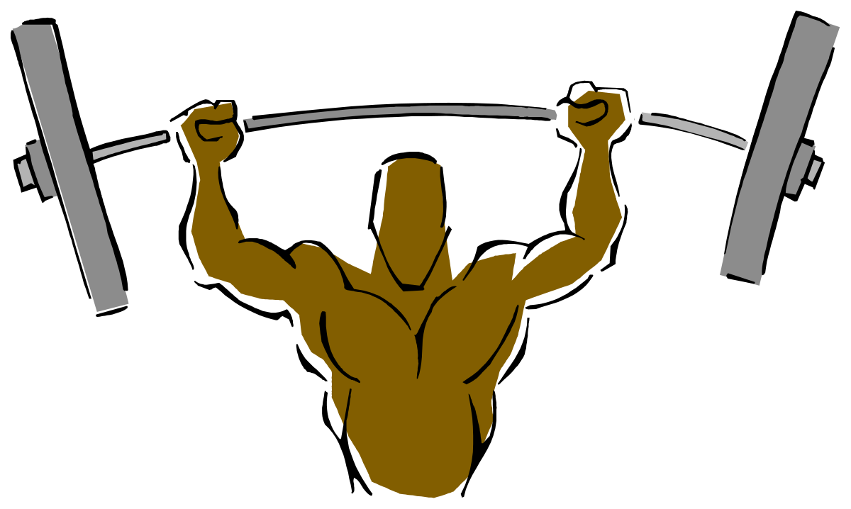 a man doing a barbell exercise clip art png transparent Barbell Exercise Clipart - Dynamic Fitness Icon for Active Lifestyle
