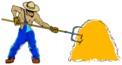 Shovel-Wielding Man in Hat Clipart for Your Creative Projects
