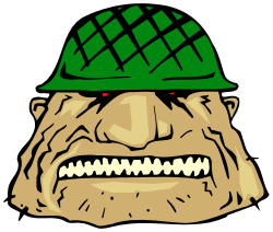 Cartoon Character with Green Hat and Teeth - Fun and Whimsical Clipart