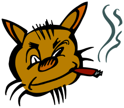 Cat Smoking a Cigarette Clipart - Unique and Quirky Visuals