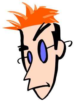 Cartoon Character Clipart: Red Hair and Blue Eyes Delight
