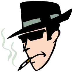 Man with Cigarette Clipart - Stylish Vector Illustration for Creative Projects