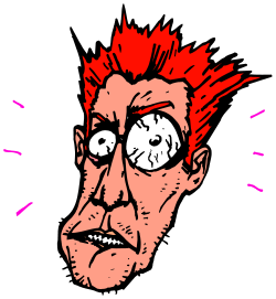 Red-Haired Man with Glasses - Unique Clipart