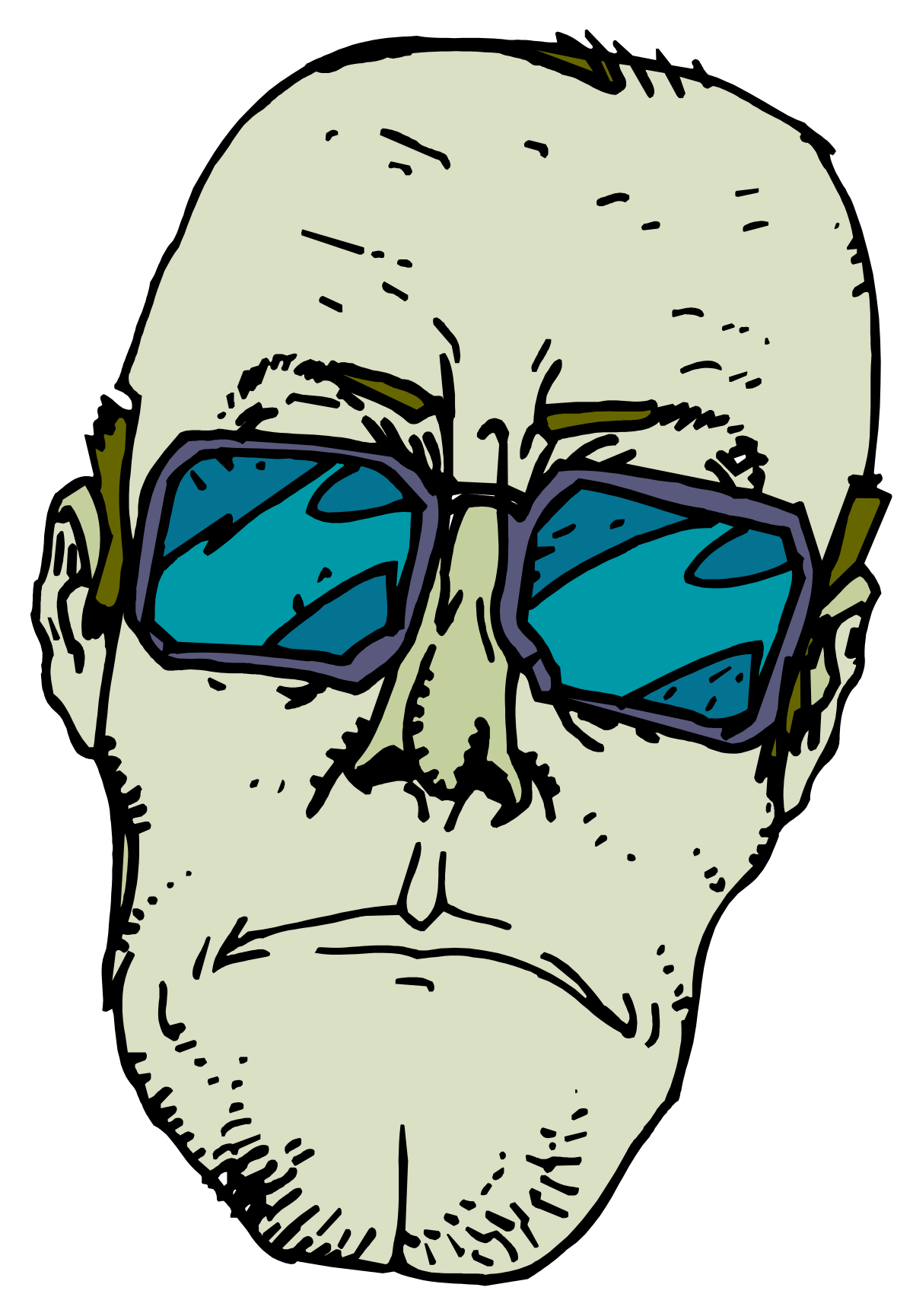 a man with sunglasses on his face clip art png transparent Stylish Man with Sunglasses Clipart for Vibrant Designs